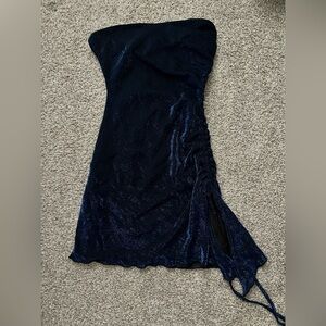 Princess Polly Midnight Blue Asymmetrical Dress